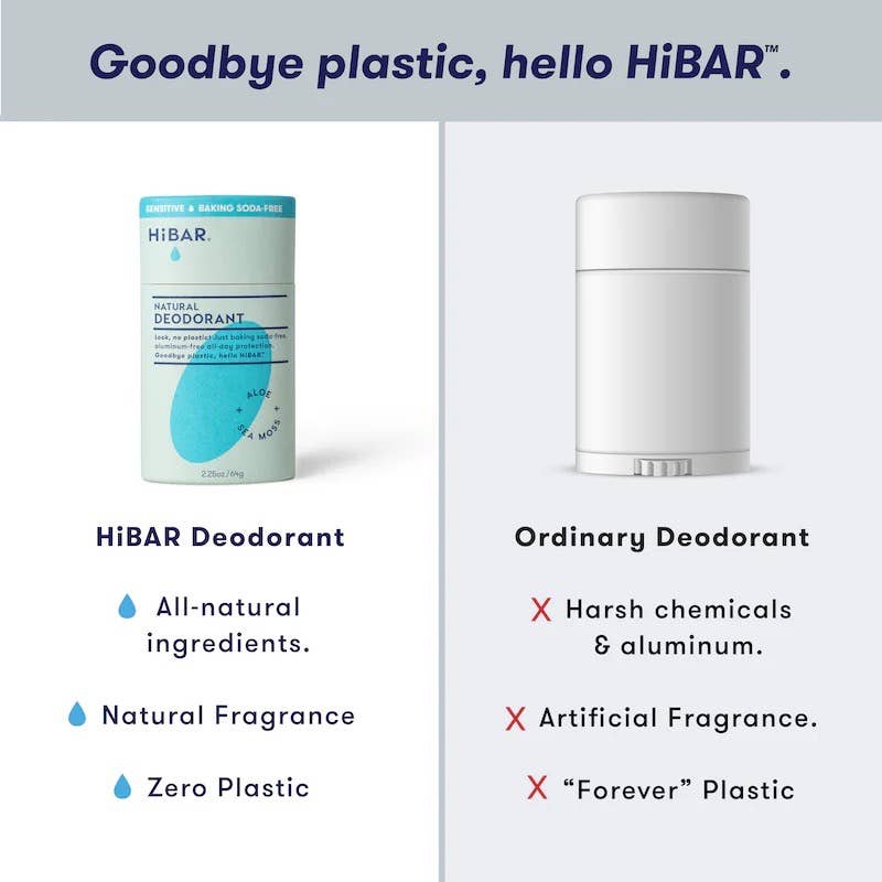 HiBAR Sensitive Deodorant Aloe-Sea-Moss