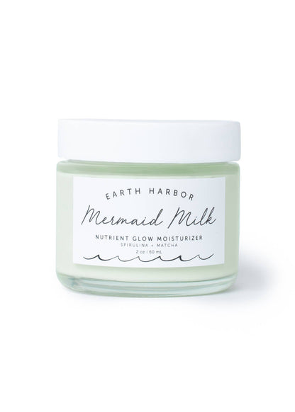 MERMAID MILK Superfood Moisturizer: Matcha + Spirulina