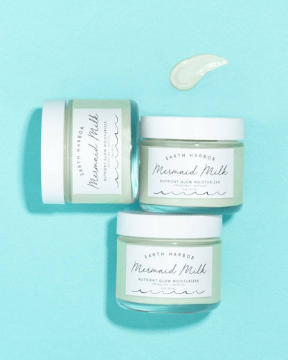 MERMAID MILK Superfood Moisturizer: Matcha + Spirulina