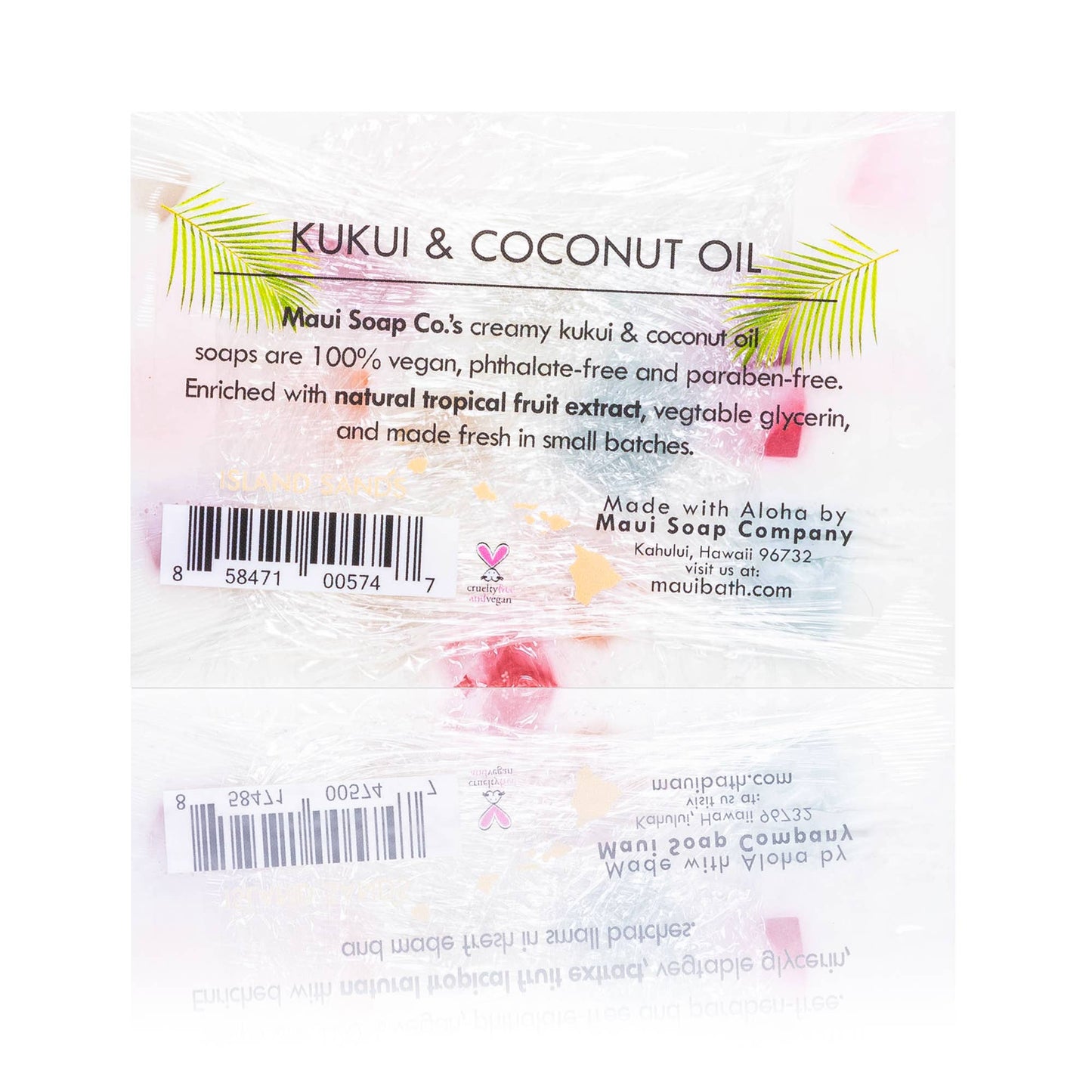 Island Sands Bar Soap with Kukui & Coconut Oil 6oz