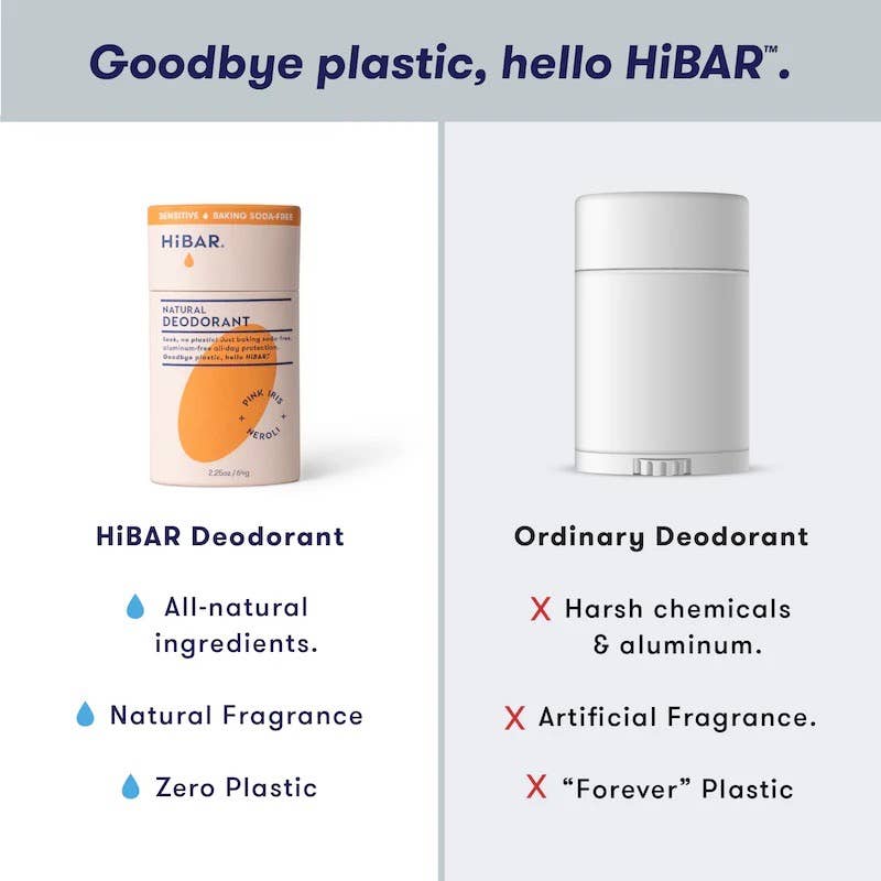 HiBAR Sensitive Deodorant Pink-Iris-Neroli