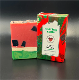 MANIC MELON ARTISAN SOAP | SOARING SUDS