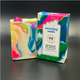 BEYOND PLAYFUL ARTISAN SOAP | SOARING SUDS