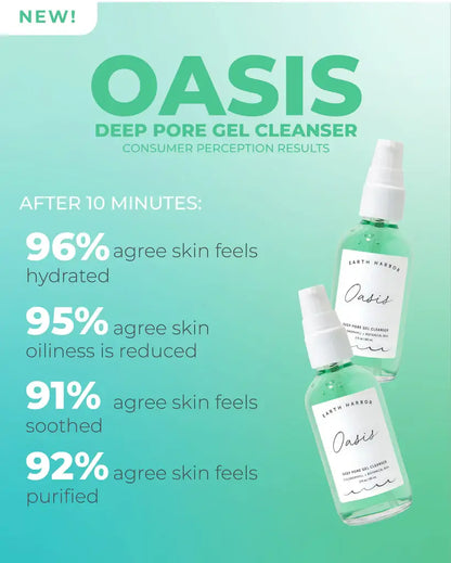 OASIS Deep Pore Gel Cleanser: Chlorophyll + Botanical BHA